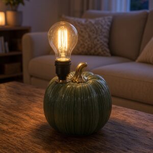 Pied de lampe - Citrouille